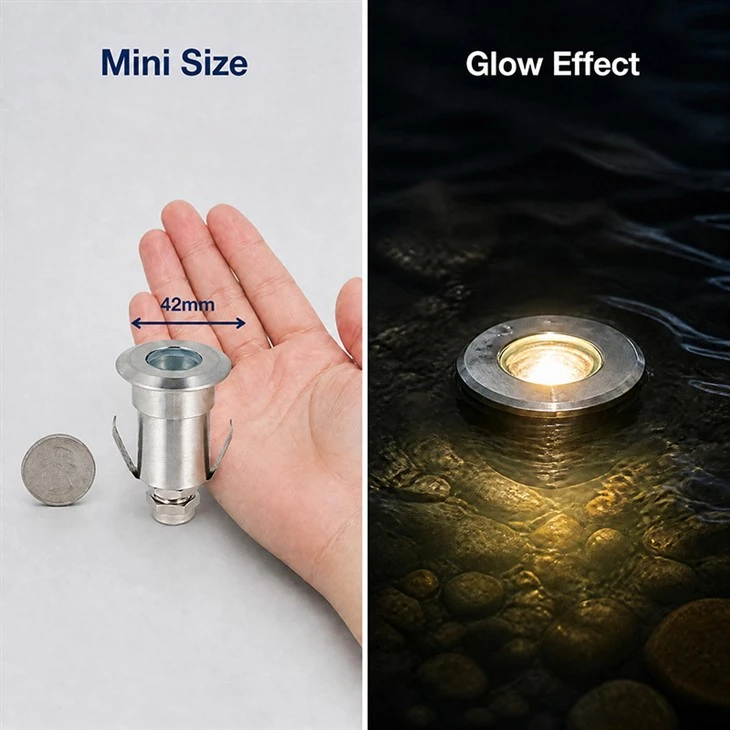 12V Dimmable In-Ground Driveway Light | LED Landscape Light | Anti-Glare